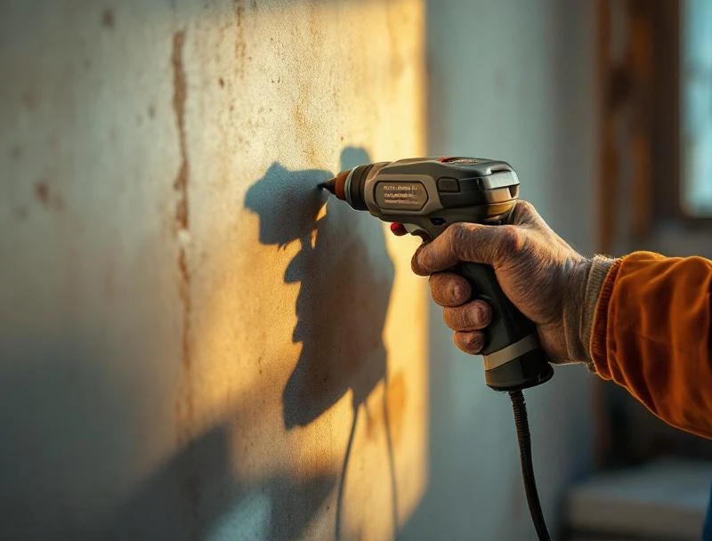 Tracer gas leak detection with hydrogen-nitrogen mix in Tulsa home